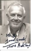 Joss Ackland signed 6 x 4 inch b/w photo dedicated. Good Condition. All autographed items are