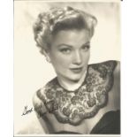 Anne Baxter signed 10 x 8 inch b/w photo to Kenny. Good Condition. All autographed items are genuine