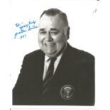 Jonathan Winters signed 10x8 vintage black and white photo. Jonathan Harshman Winters III (