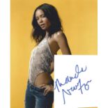 Thandie Newton signed white card with 10x8 colour photo. Good Condition. All autographed items are