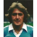 Football Asa Hartford signed 10x8 colour photo pictured while with Manchester City. Good