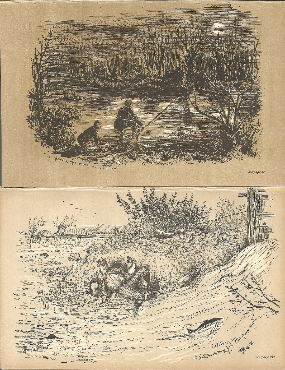 Shooting Fires Sporting Sketches collection of nine prints circa 1895 with various Shooting and - Image 2 of 5