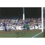 STUART PEARSON 1980 football autographed 12 x 8 photo, a superb image depicting Pearson scoring West