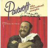 Luciano Pavarotti (1935-2007) Opera Singer Signed Nessum Dorma Record. Good Condition. All