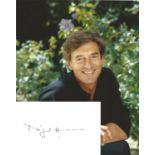 Nigel Havers signed white card with 10x8 colour photo. Good Condition. All autographed items are