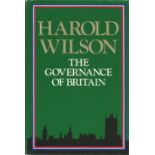 Harold Wilson signed The Governance of Britain hardback book. Signed on inside title page. Few