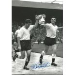 BOBBY SMITH 1961, football autographed 12 x 8 photo, a superb image depicting the Tottenham centre-