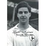 Football Maurice Norman signed 12x8 black and white photo pictured while with Tottenham Hotspur.