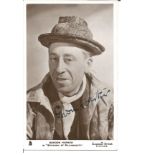 Gordon Harker music hall star signed 6 x 4 inch b/w photo. Good Condition. All autographed items are