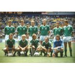 NORTHERN IRELAND 1986, football autographed 12 x 8 photo, a superb image depicting Northern
