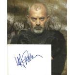 Keith Allen signed white card with 10x8 colour photo. Good Condition. All autographed items are