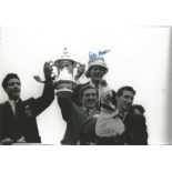 PETER BAKER 1961, football autographed 12 x 8 photo, a superb image depicting Tottenham players