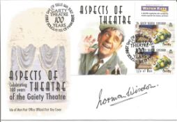 Norman Wisdom signed Aspects of Theatre cover. Good Condition. All autographed items are genuine