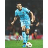 Football Frank Lampard signed 10x8 colour photo pictured in action for Manchester City. Good