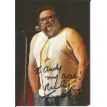 Ricky Tomlinson signed 6x4 colour photo dedicated. Good Condition. All autographed items are genuine