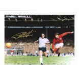 Geoff Hurst Signed England 1966 World Cup 12x16 Art Print. Good Condition. All autographed items are