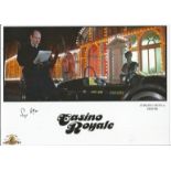 Stirling Moss signed 10x8 Casino Royale colour photo picturing the Motor Racing legend in his roll