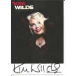 Kim Wilde signed 6x4 colour promo photo. Good Condition. All autographed items are genuine hand