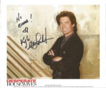 Kyle MacLachlan signed 10x8 Desperate Housewives colour photo dedicated. American actor. He is