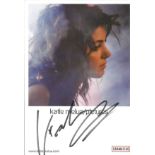 Katie Melua signed 6x4 colour promo photo. Good Condition. All autographed items are genuine hand