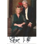 Fern Britain and Philip Schofield signed 6x4 colour promo photo. Good Condition. All autographed