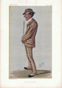 Henry Corbet Born In The Scarlet Vanity Fair print. Dated 20. 10. 1883. Good Condition. All