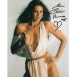 Blowout Sale! Caroline Munro super sexy hand signed 10x8 photo. This beautiful hand-signed photo