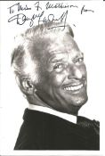 Douglas Fairbanks Jr signed 7x5 black and white vintage photo. Douglas Elton Fairbanks Jr. , KBE,