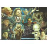 Warwick Davis signed 6x8 colour promo photo. Good Condition. All autographed items are genuine