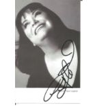 Dawn French signed black and white promo photo. Good Condition. All autographed items are genuine