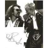 Dave Stewart signed white card with 10x8 black and white Eurhythmics photo. Good Condition. All