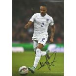 Football Nathaniel Clyne signed 12x8 colour photo pictured playing for England. Good Condition.