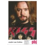 Justin Lee Collins signed 8x6 colour promo photo. Good Condition. All autographed items are