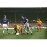 Football John Bailey signed 12x8 colour photo pictured in action for Everton in the FA Cup Final