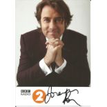 Jonathan Ross signed 6x4 Radio 2 colour promo photo. Good Condition. All autographed items are