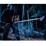 Blowout Sale! Kane Hodder Friday 13th hand signed 10x8 photo. This beautiful hand signed photo is