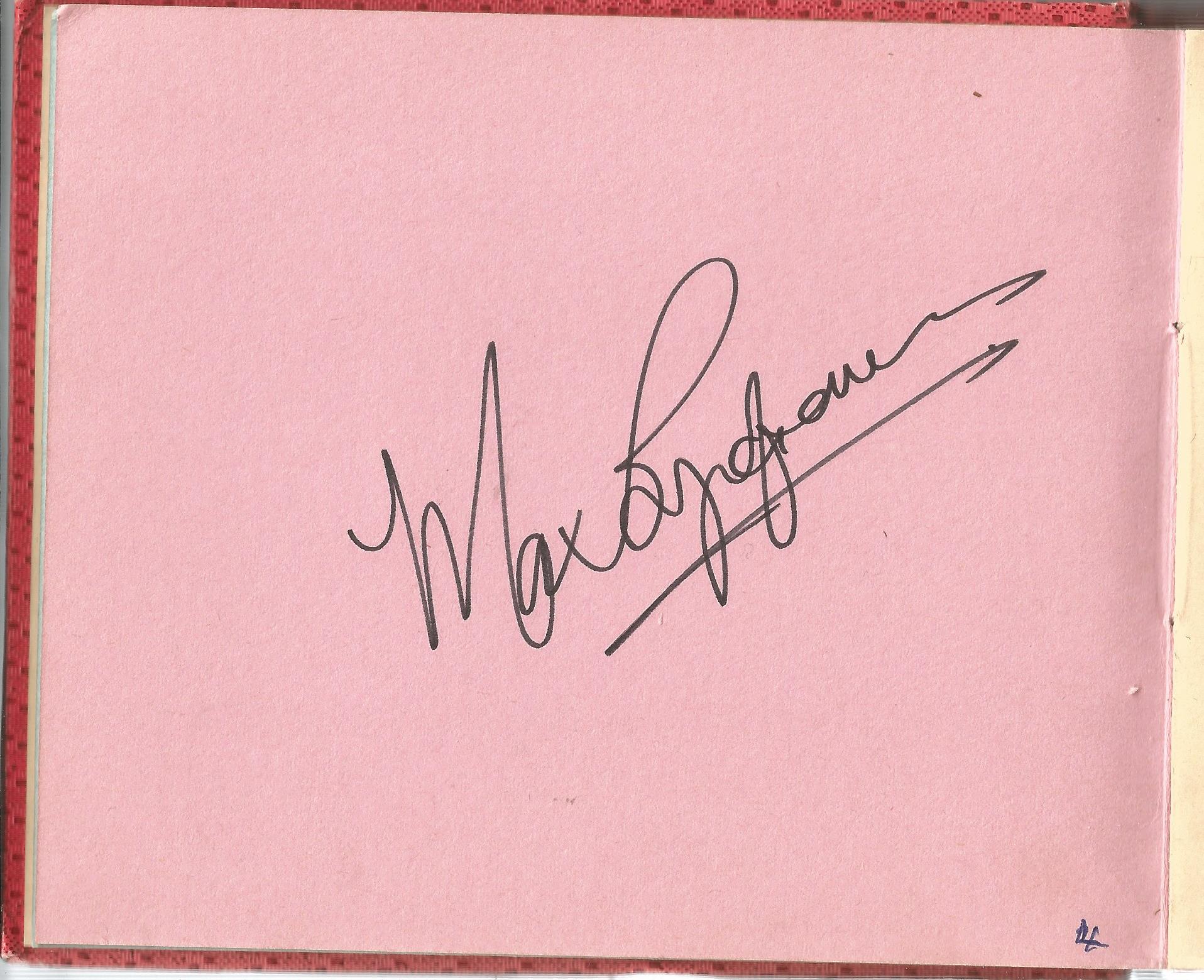 1970 celebrity autograph book. Contains Bruce Forsyth, Kenny Lynch, George Will, John Garner, - Image 3 of 3