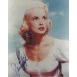 Janet Leigh signed 10 x 8 inch colour photo. Good Condition. All autographed items are genuine