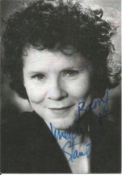 Imelda Staunton signed 6x4 black and white photo. Imelda Mary Philomena Bernadette Staunton, CBE (