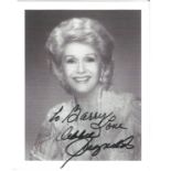 Debbie Reynolds signed 5x4 black and white photo dedicated. Mary Frances "Debbie" Reynolds (April 1,