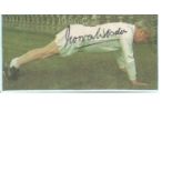 Norman Wisdom signed 5x2 colour magazine photo mounted on card. Norman Joseph Wisdom, OBE (4