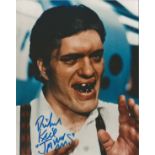 Richard Kiel signed 10x8 colour photo pictured in his role as Jaws from the James Bond Movies.