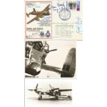 WW2 Luftwaffe aces Hans Rossbach multiple signed cover 52 SC 37 HALIFAX signed by Becker, Johanssen,