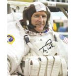 Astronaut Tim Peake signed 10 x 8 inch colour photo. Good Condition. All autographed items are