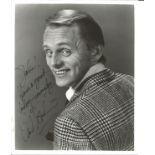 Frank Gorshin signed vintage 10x 8 inch b/w photo to John. Good Condition. All autographed items are