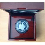 Rare Royal Mint 2015 UK £5 Platinum Proof Piedfort Coin The Longest Reigning Monarch. In original.