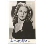 Anne Crawford signed 6 x 4 inch b/w photo. Good Condition. All autographed items are genuine hand