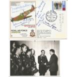 WW2 Luftwaffe aces Hans Rossbach multiple signed cover 40 SC 30 SPITFIRE signed by Blasig,