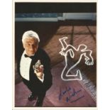 Leslie Nielson signed 10 x 8 inch colour photo from Police Squad. Good Condition. All autographed
