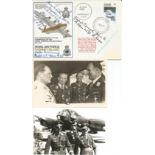 WW2 Luftwaffe aces Hans Rossbach multiple signed cover 23 SC 35 SUNDERLAND signed by Conrad,